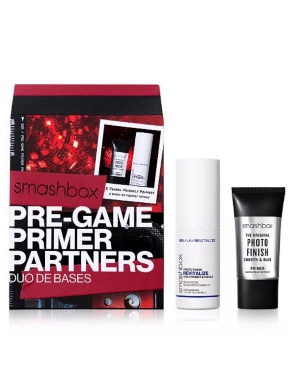 Smashbox Pre-Game Mini Primer Partners Set - Mini Photo Finish Primer & Essence